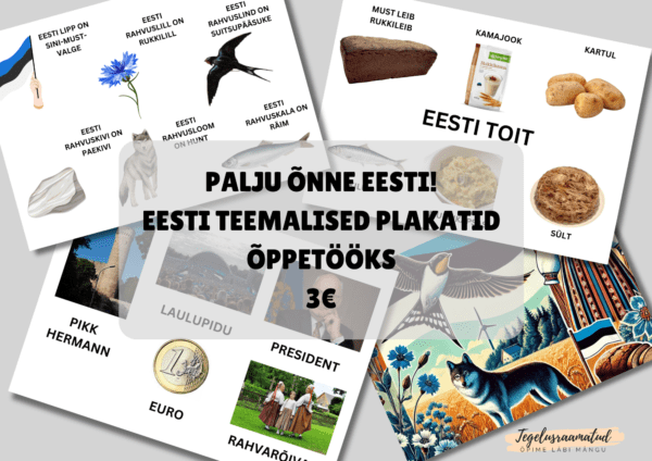 Eesti temaatikaga postrid õppetööks ja aruteludeks.