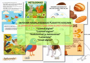Oktoobri nädalateemade õppetöö plakatid
