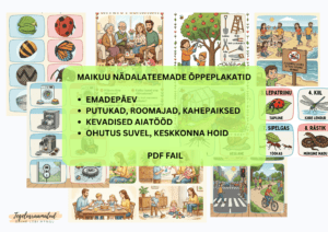 Maikuu nädalateemade õppeplakatid